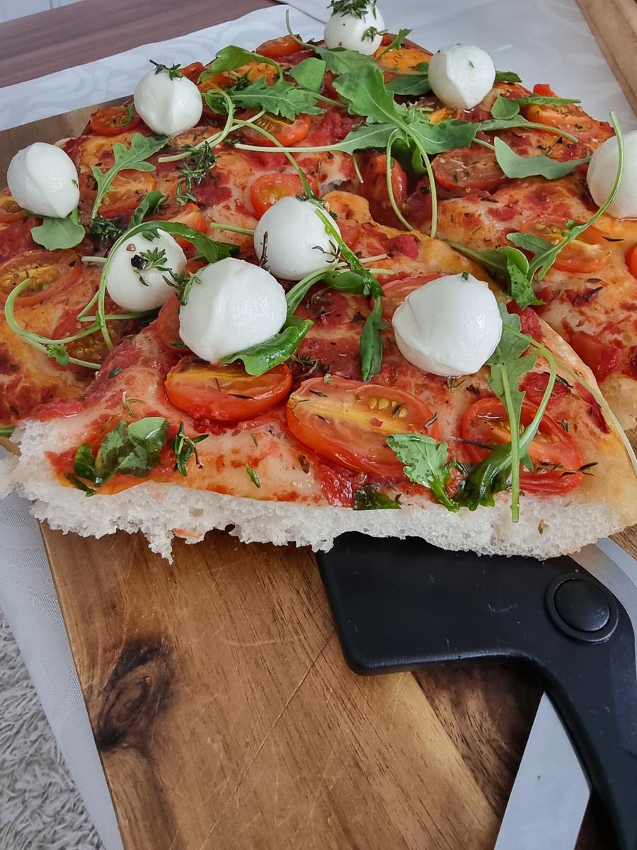 Pfannen-Pizza ´´Sole Mio´´ - Rezept - Bild Nr. 17091