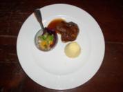 Rinderfilet an Basmatireis u. Granatapfelsoße dazu Salat mit Vinaigrette - Rezept