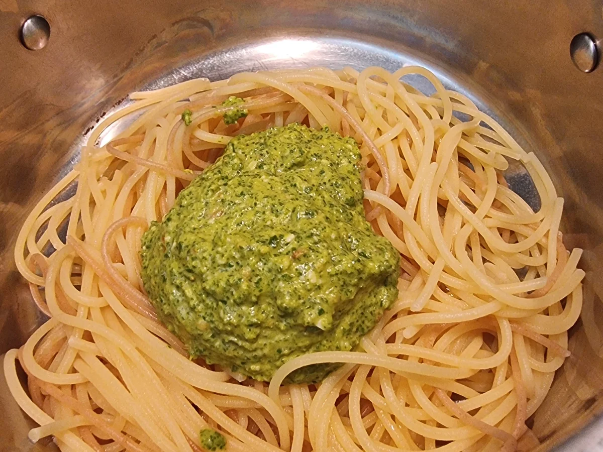 Rezept: Pasta mit Rucola-Tomaten-Pesto Bild Nr. 17102 Pasta mit Rucola-Tomaten-Pesto - Rezept - Bild Nr. 17102