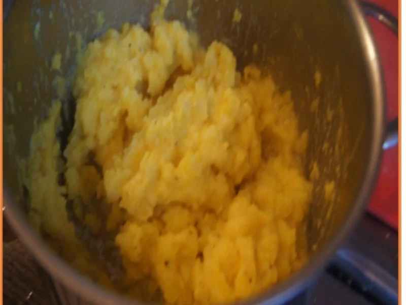 Steinpilzschnitzel mit Erbsen-Möhren-Gemüse und Sellerie-Kartoffel-Stampf - Rezept - Bild Nr. 14