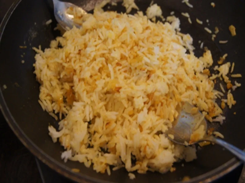 Rezept: Doppeltgegartes Schweinefleisch mit Curry-Reis Bild Nr. 17112 Doppeltgegartes Schweinefleisch mit Curry-Reis - Rezept - Bild Nr. 17112