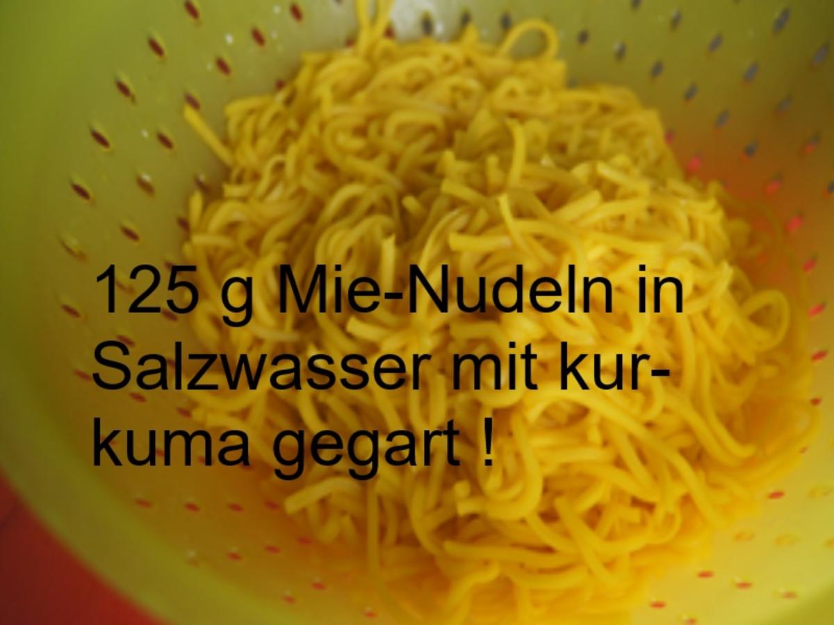 Doppeltgegartes Schweinefleisch mit Curry-Reis - Rezept - Bild Nr. 17114