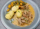Geschnetzeltes in Sahnesoße - Rezept - Bild Nr. 17096