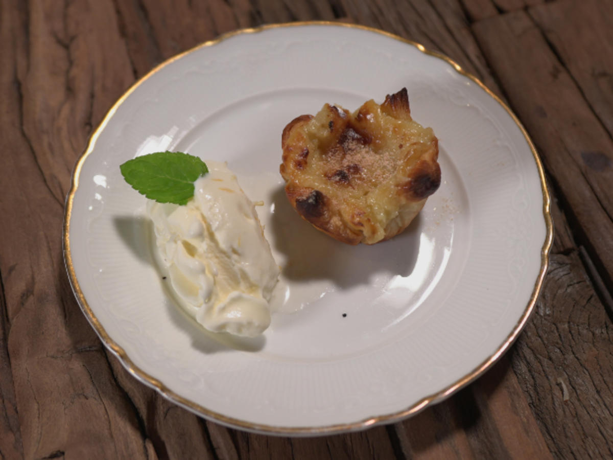 Pasteis de Nata mit Zitronen-Joghurt-Eis - Rezept - Bild Nr. 17103