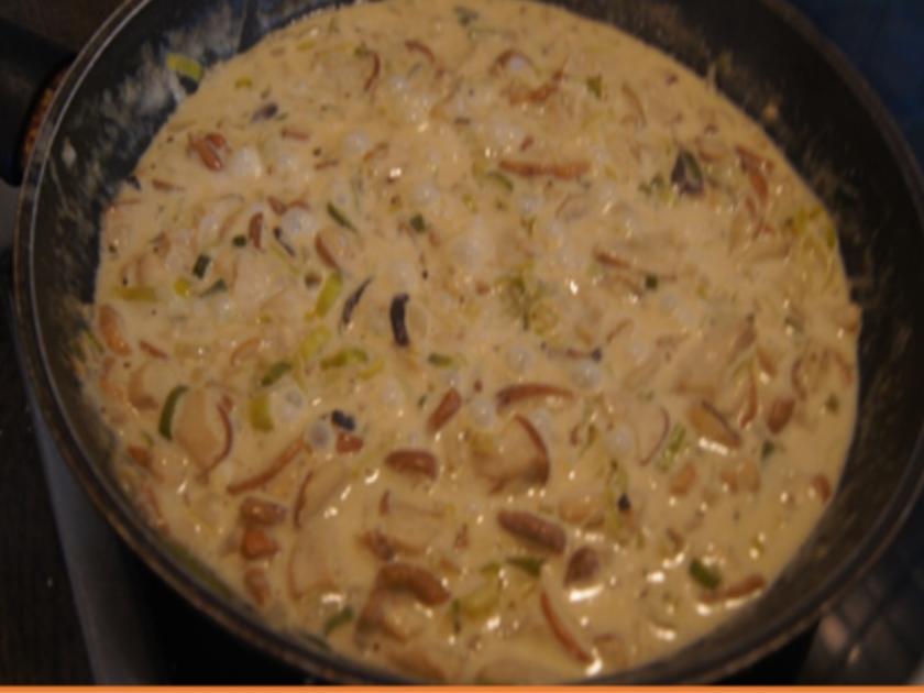 Steinpilze in Rahmsauce mit Semmelknödeln - einfach - von MausVoh Steinpilze in Rahmsauce mit Semmelknödeln - einfach - von MausVoh