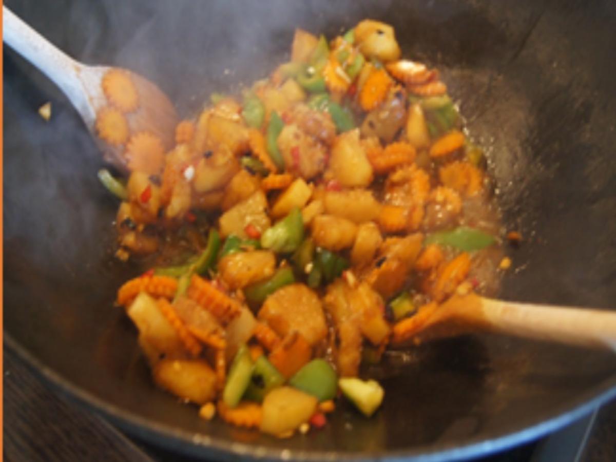 Asia-Nudeln süß-sauer mit Tofu - Rezept - Bild Nr. 23