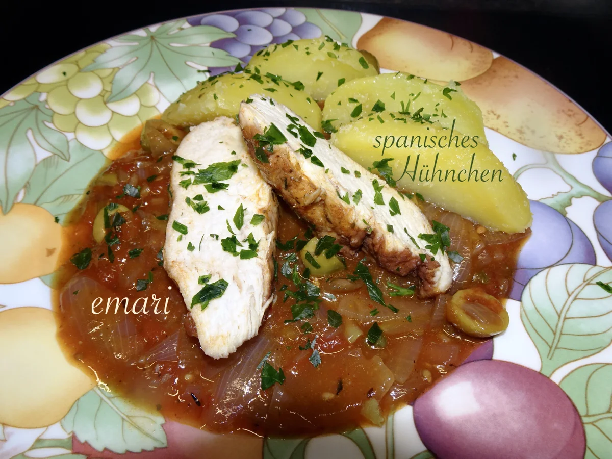 Rezept: Spanisches Hühnchen Bild Nr. 17110 Spanisches Hühnchen - Rezept - Bild Nr. 17110