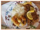Paniertes Nackenkotelett mit Rahm-Kohlrabi und Brat-Pellkartoffel-Drillingen - Rezept - Bild Nr. 2