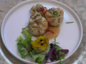 Dumplings mit Schwein- und Garnelenfüllung und Bärlauch - Rezept - Bild Nr. 17111