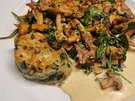 Rezept: Pfifferlinge in Rahmsauce mit Serviettenknödeln Bild Nr. 17118 Pfifferlinge in Rahmsauce mit Serviettenknödeln - Rezept - Bild Nr. 17118