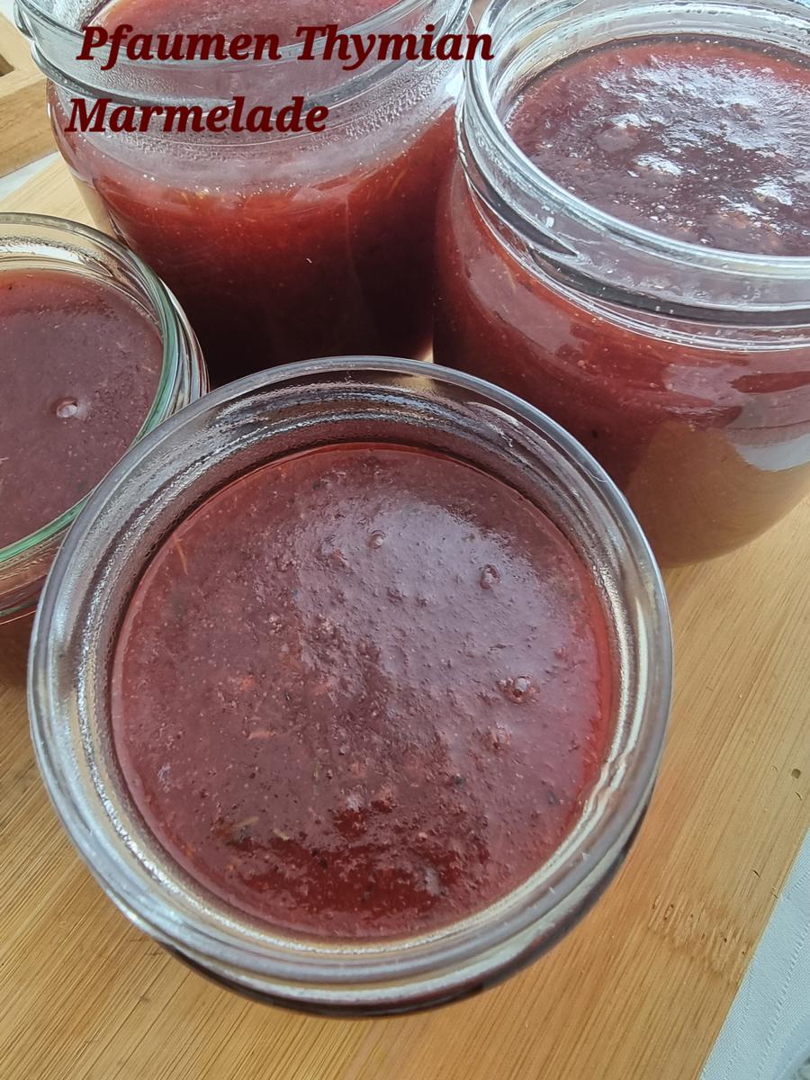 Pflaumen-Marmelade mit Thymian - Rezept - Bild Nr. 17118