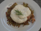 Lachstatar auf Kartoffelrösti mit Meerrettichcreme - Rezept - Bild Nr. 2