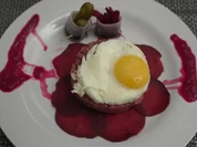 Rezept: Labskaus mit Rollmops und Rote Beete Carpaccio Bild Nr. 17118 Labskaus mit Rollmops und Rote Beete Carpaccio - Rezept - Bild Nr. 17118
