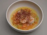 Rezept: Melone mit Garnelen, dazu Basilikum-Zitronen-Vinaigrette Bild Nr. 17118 Melone mit Garnelen, dazu Basilikum-Zitronen-Vinaigrette - Rezept - Bild Nr. 17118