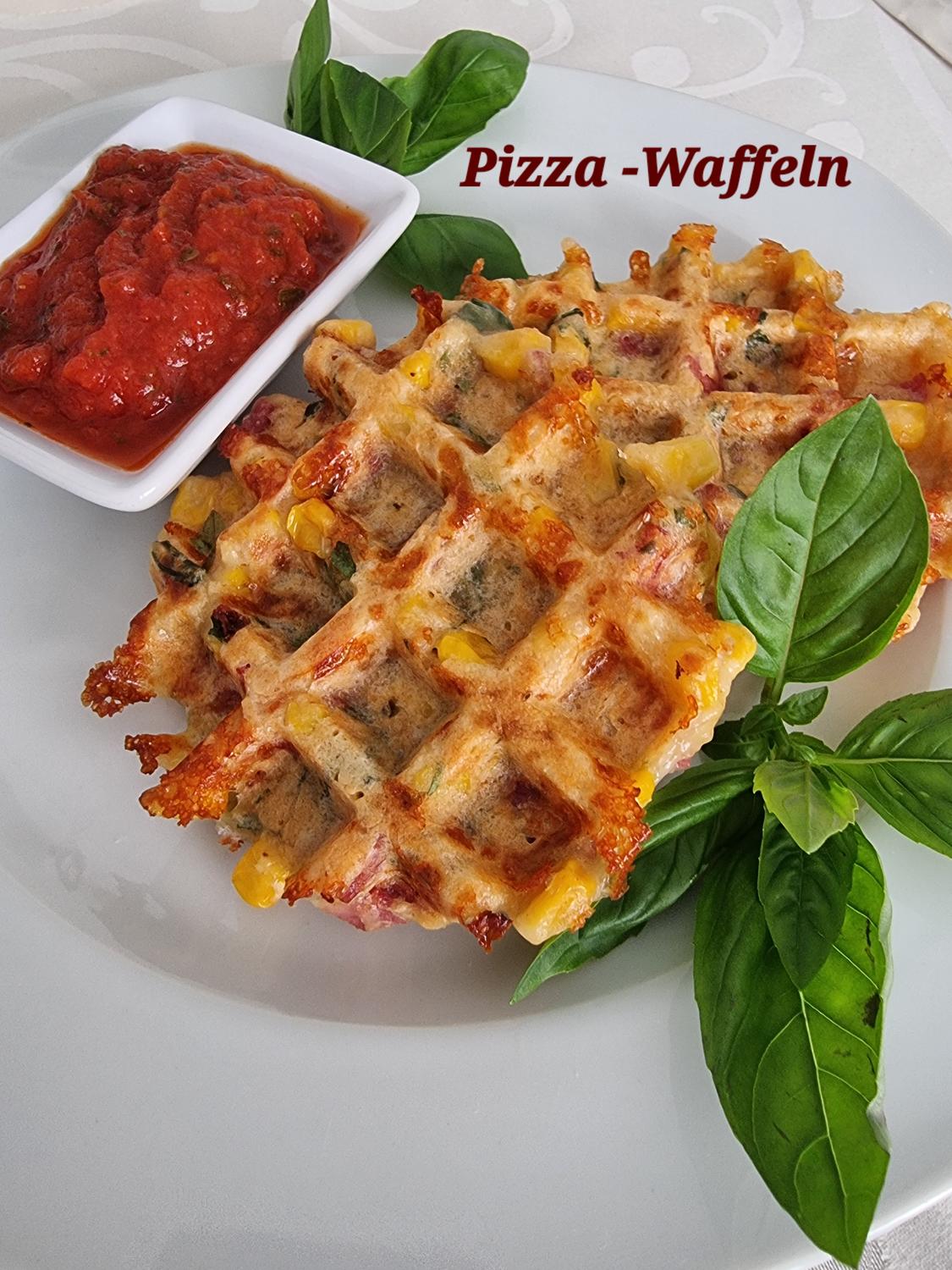 Pizza Waffeln Rezept mit Bild kochbar.de