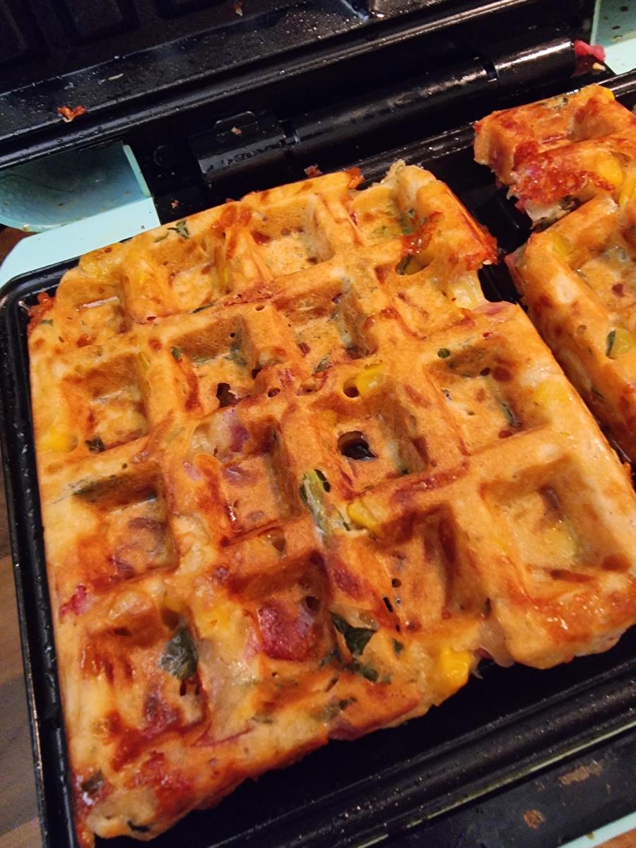 Pizza-Waffeln - Rezept - Bild Nr. 17124