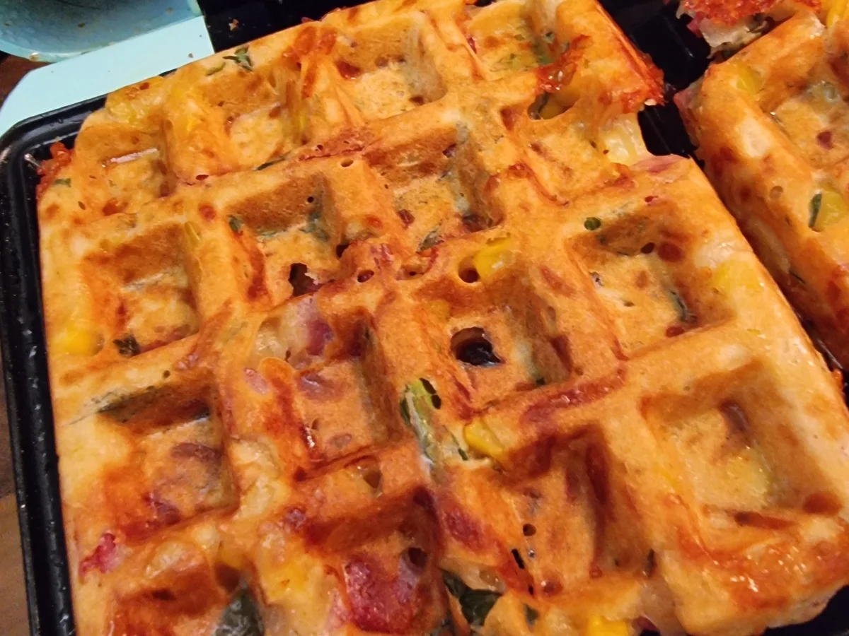 Pizza-Waffeln - Rezept - Bild Nr. 17124
