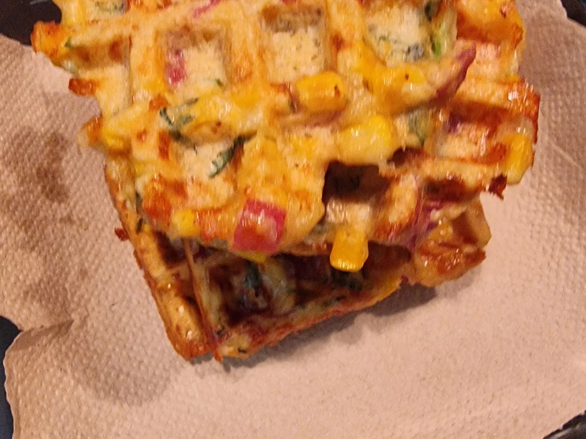 Pizza-Waffeln - Rezept - Bild Nr. 17125