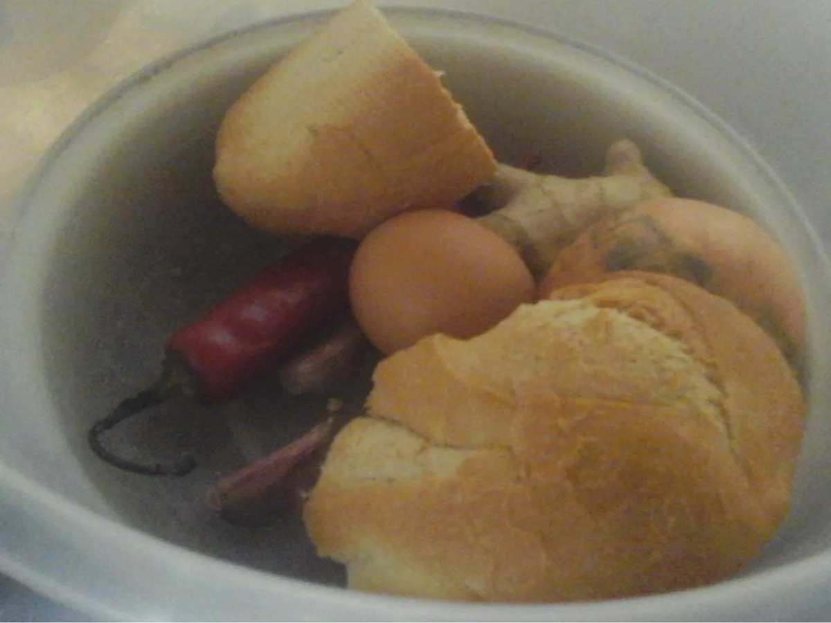 Rezept: Buletten mit Curry-Rahm-Champignons und Möhren-Sellerie-Kartoffel-Stampf Bild Nr. 3 Buletten mit Curry-Rahm-Champignons und Möhren-Sellerie-Kartoffel-Stampf - Rezept - Bild Nr. 3