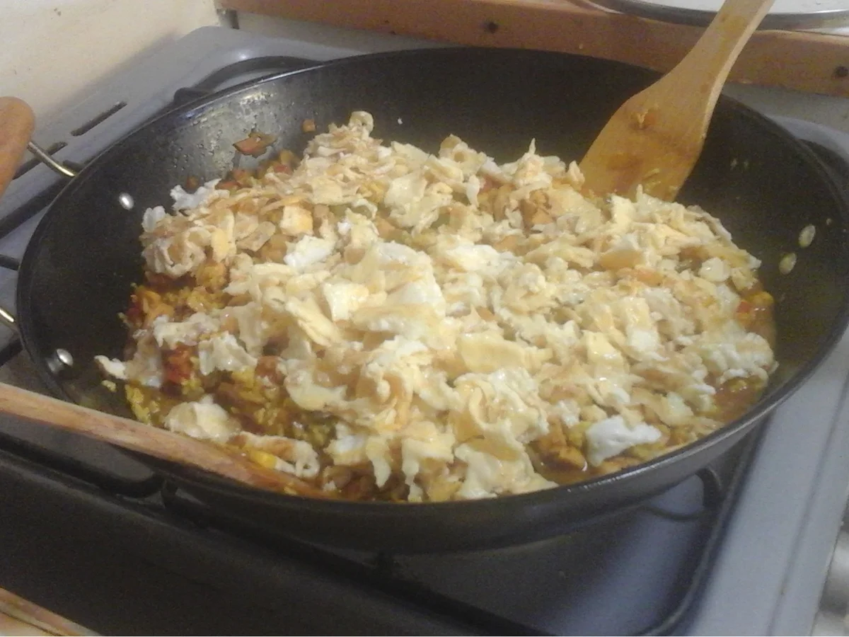 Birani mit Hähnchenfleisch, Gemüsemix und Eiern - Rezept - Bild Nr. 13