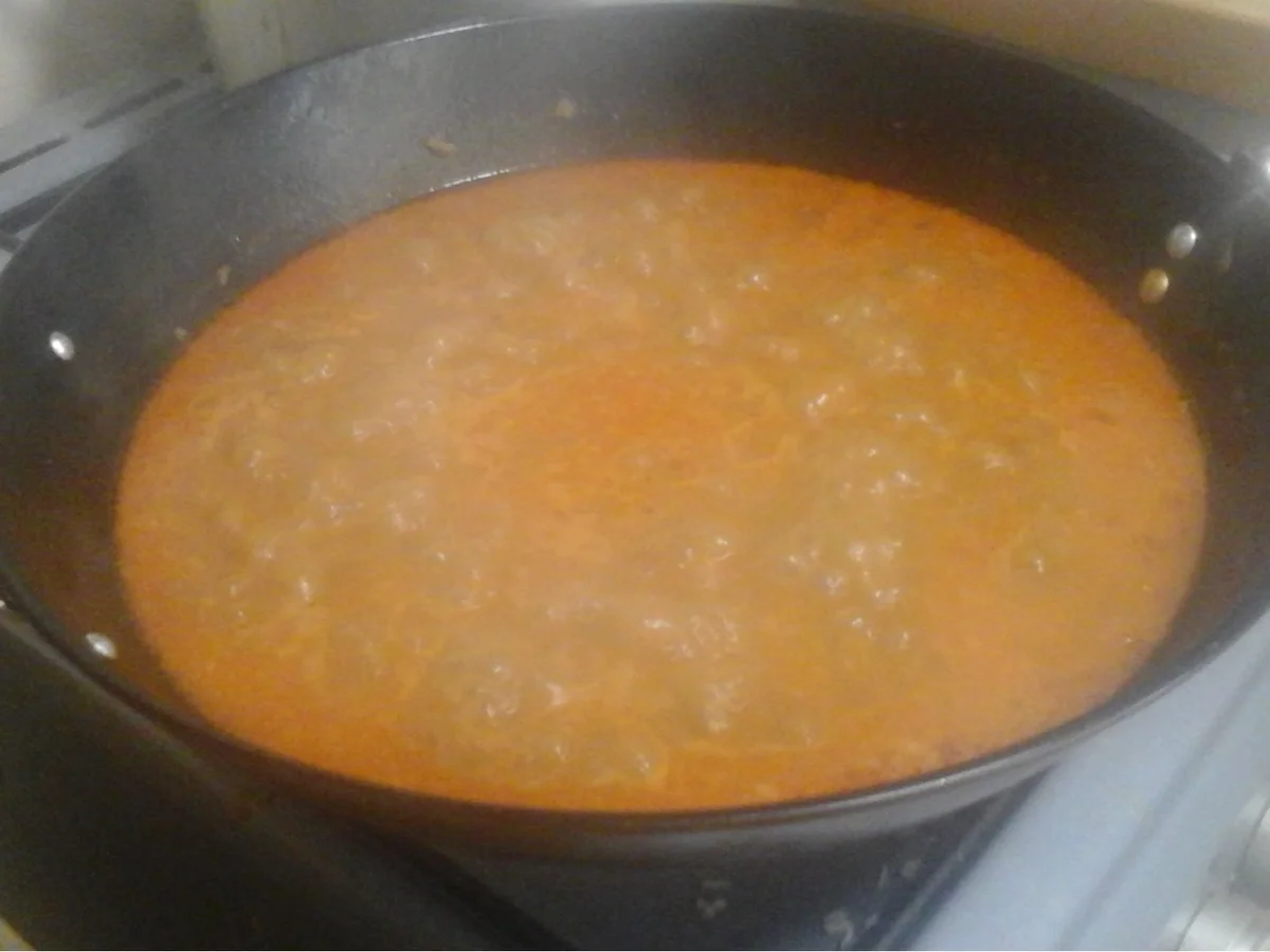 Spaghetti mit herzhafte Sauce - Rezept - Bild Nr. 10