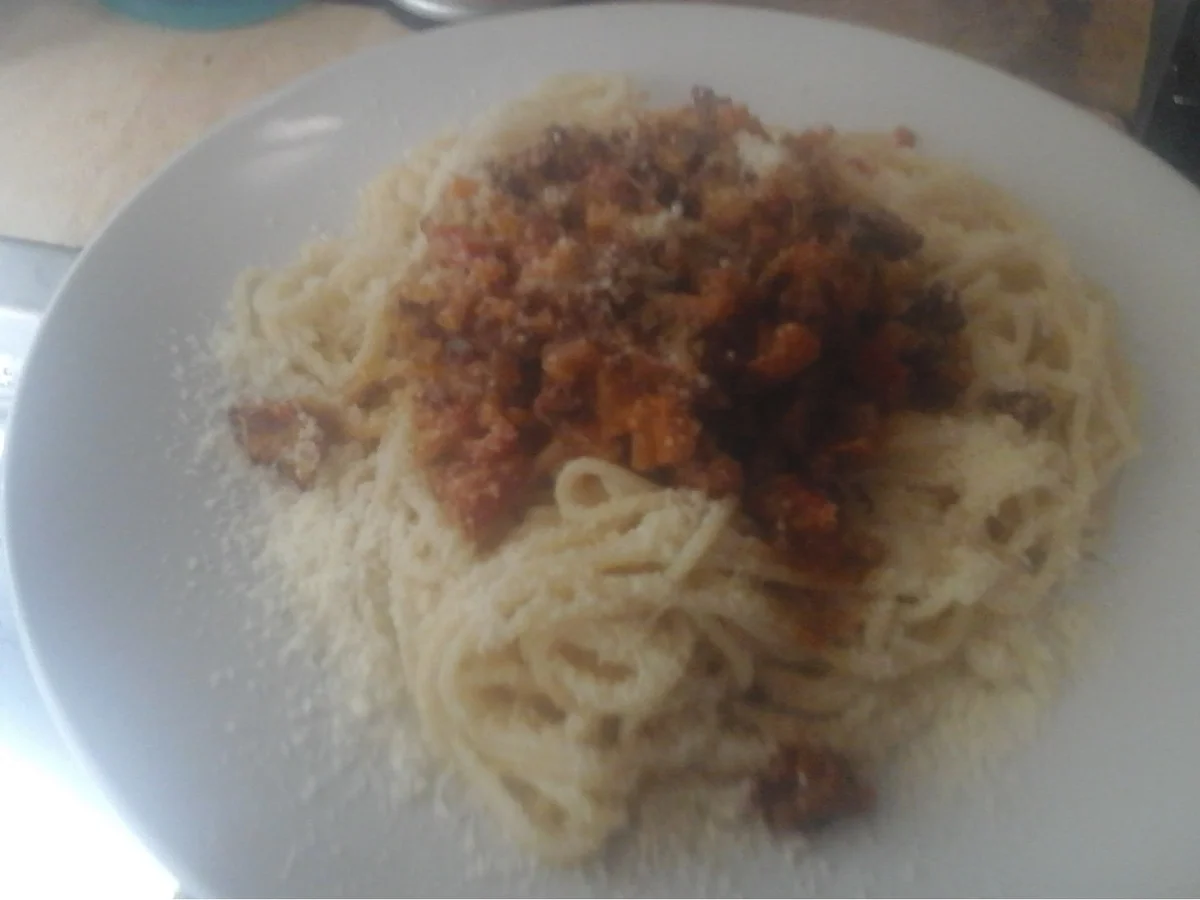 Spaghetti mit herzhafte Sauce - Rezept - Bild Nr. 12