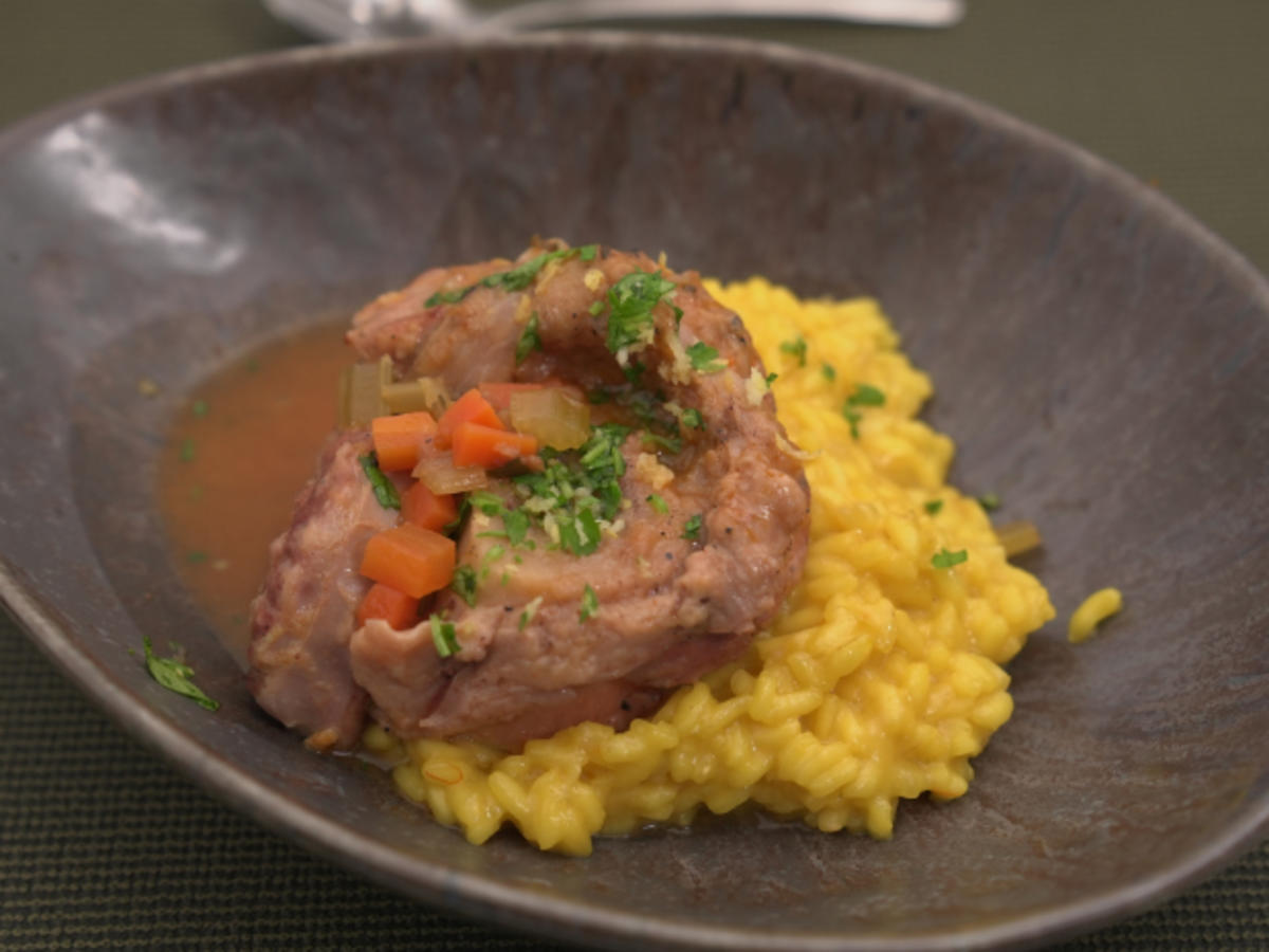 Ossobuco mit Gremolata und Risotto - Rezept - Bild Nr. 2