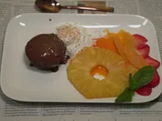 Schokoküchlein mit Kokosschaum und Maracujasoße - Rezept - Bild Nr. 17121