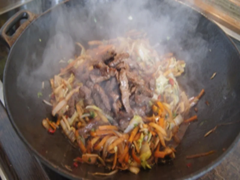 Rezept: Bratnudeln mit Rindfleisch Bild Nr. 21 Bratnudeln mit Rindfleisch - Rezept - Bild Nr. 21