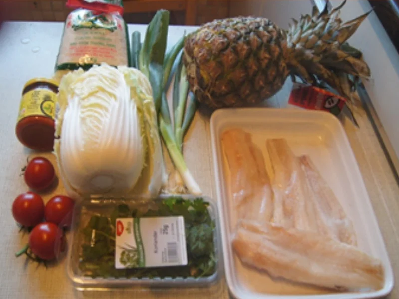 Rezept: Fisch-Curry mit Ananas und Jasmin-Reis Bild Nr. 17130 Fisch-Curry mit Ananas und Jasmin-Reis - Rezept - Bild Nr. 17130