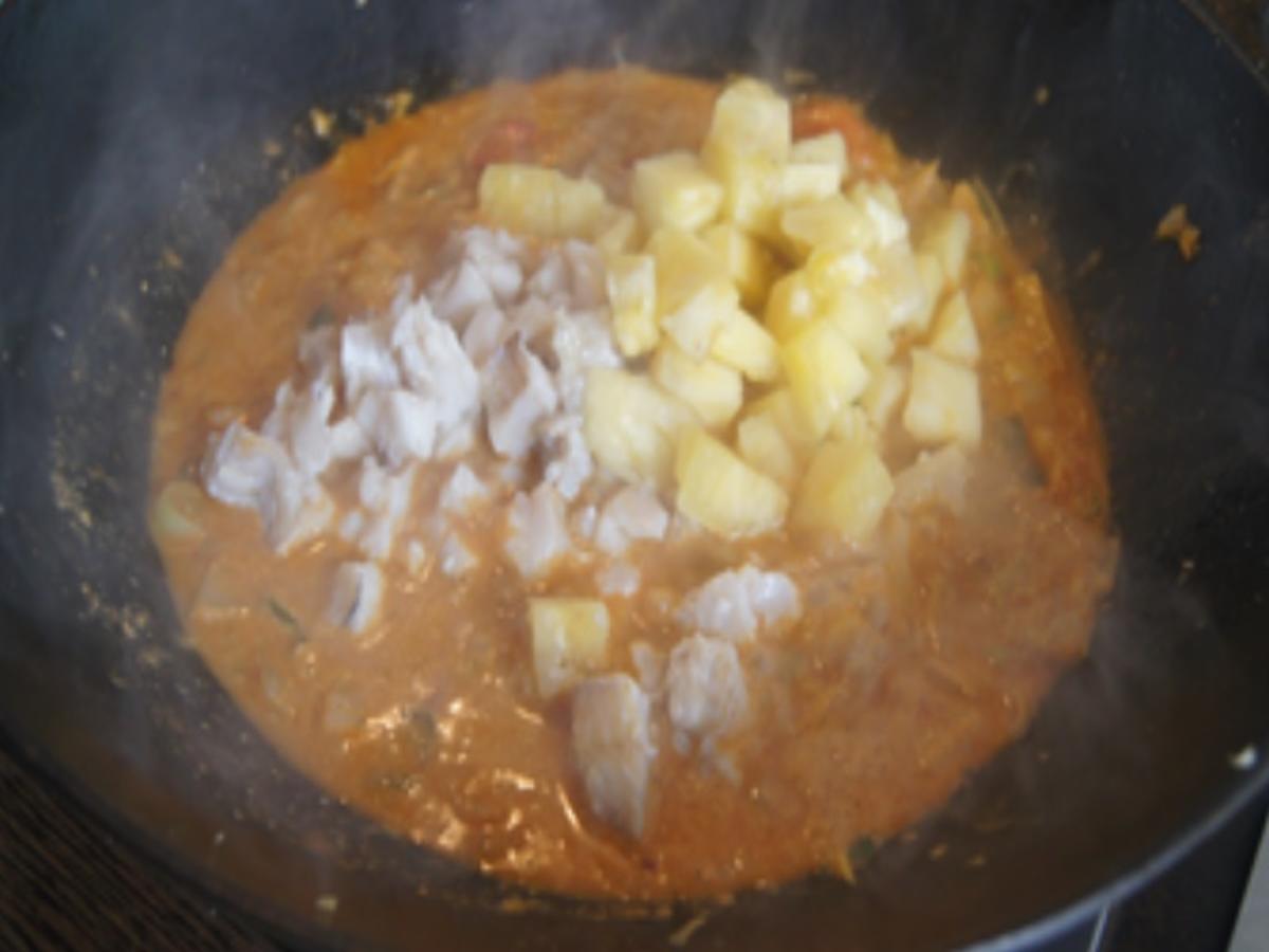 Fisch-Curry mit Ananas und Jasmin-Reis - Rezept - Bild Nr. 17141