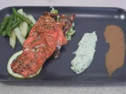 Lachsforelle mit Spitzkohl und Spargel - Rezept - Bild Nr. 17129