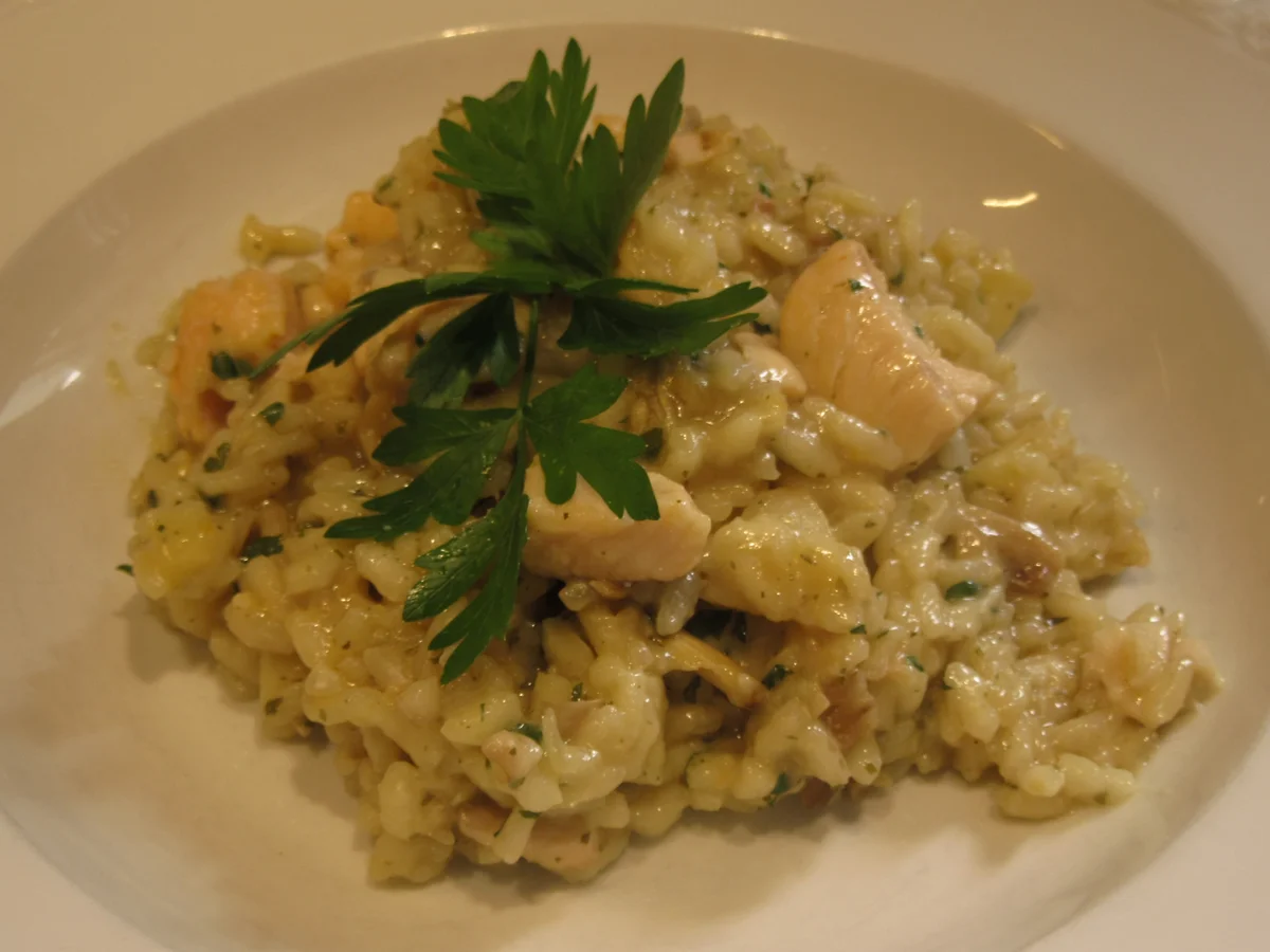 Rezept: Reis: Risotto mit Apfel und Saibling Bild Nr. 17129 Reis: Risotto mit Apfel und Saibling - Rezept - Bild Nr. 17129
