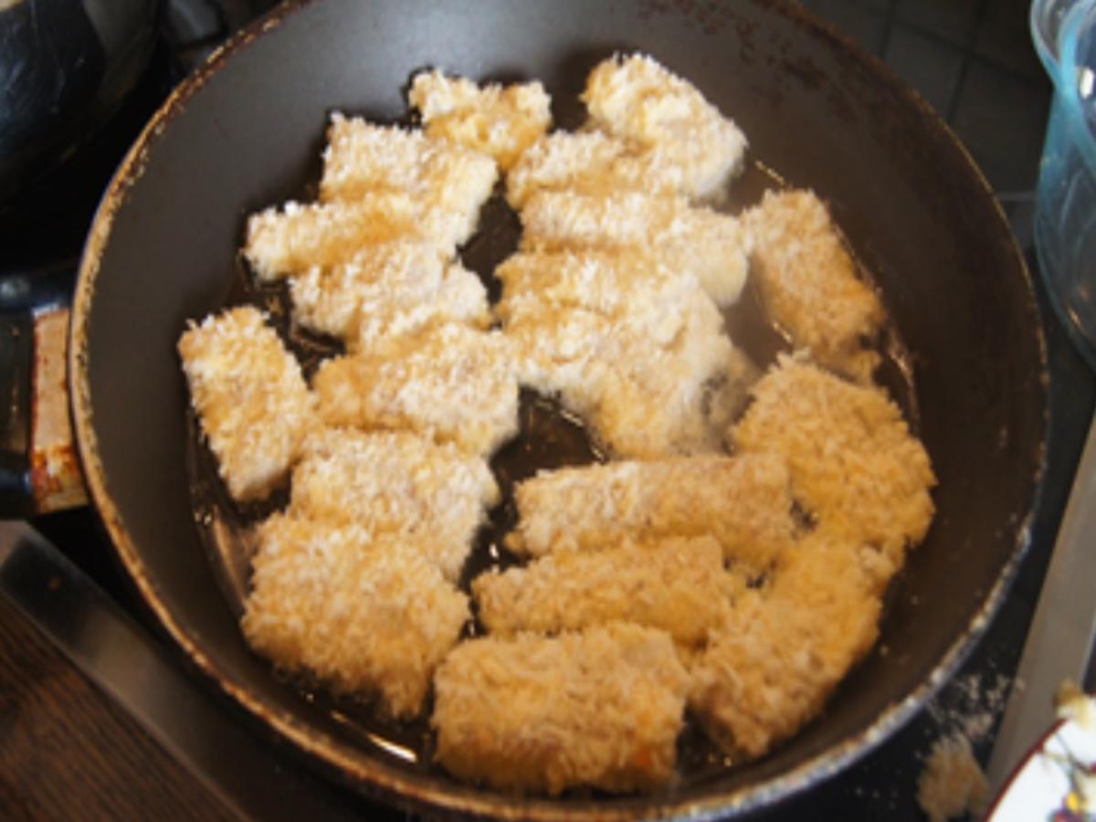 Knusprige Fisch-Sticks mit Brokkoli und Kartoffelstampf - Rezept - Bild Nr. 6