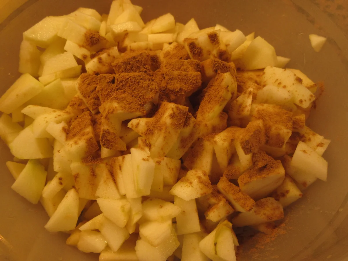 Backen: Hefezopf mit Apfel und Mandeln - Rezept - Bild Nr. 17138