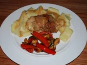 Ummanteltes Hähnchenfilet mit Mozzarellafülle - Rezept