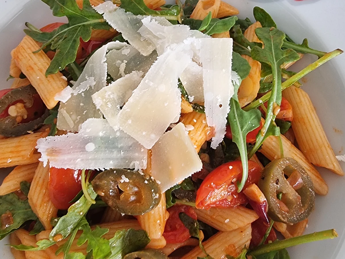 Rezept: Penne Arrabiata mit Rucola Bild Nr. 17135 Penne Arrabiata mit Rucola - Rezept - Bild Nr. 17135