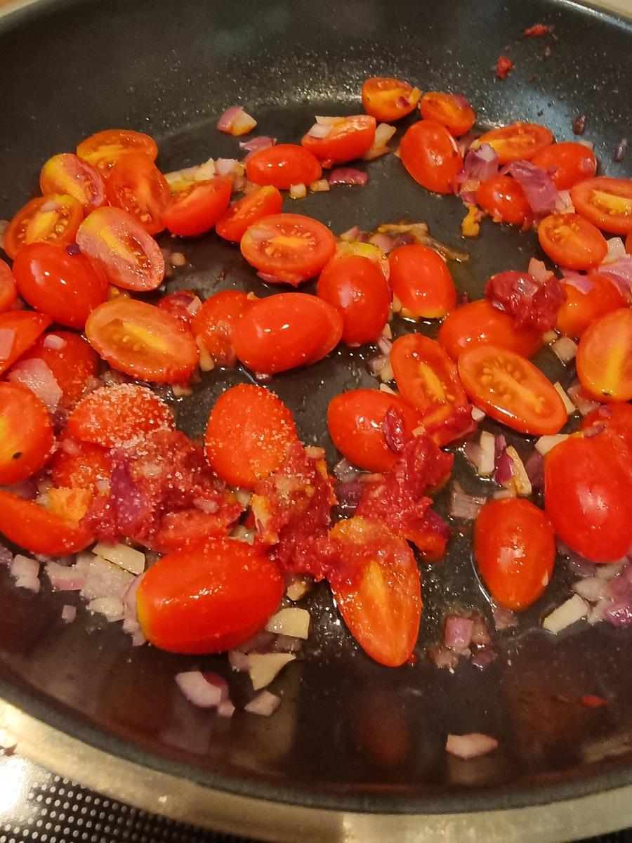 Penne Arrabiata mit Rucola - Rezept - Bild Nr. 17141