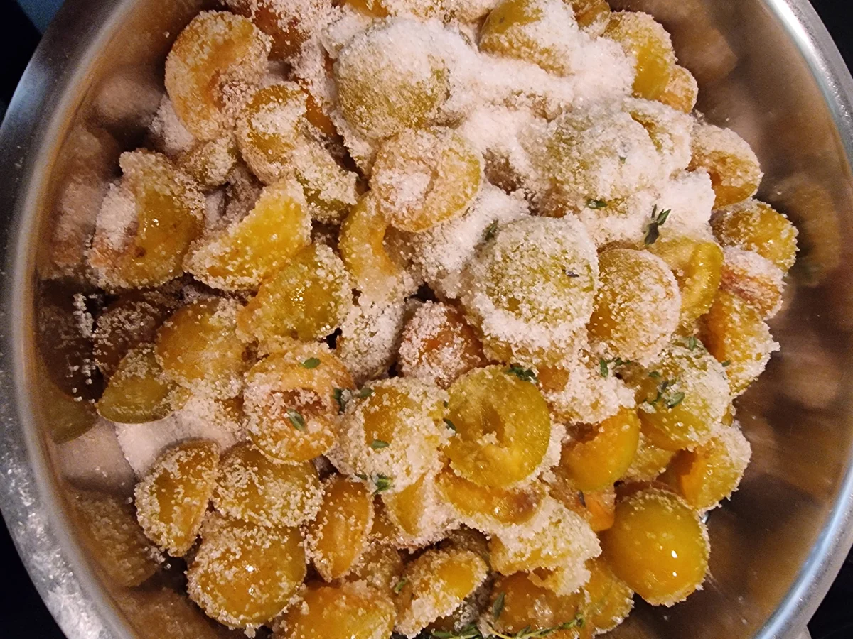 Rezept: Mirabellen-Thymian-Konfitüre Bild Nr. 17142 Mirabellen-Thymian-Konfitüre - Rezept - Bild Nr. 17142