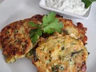 Zucchini-Feta-Taler mit Zaziki - Rezept - Bild Nr. 2