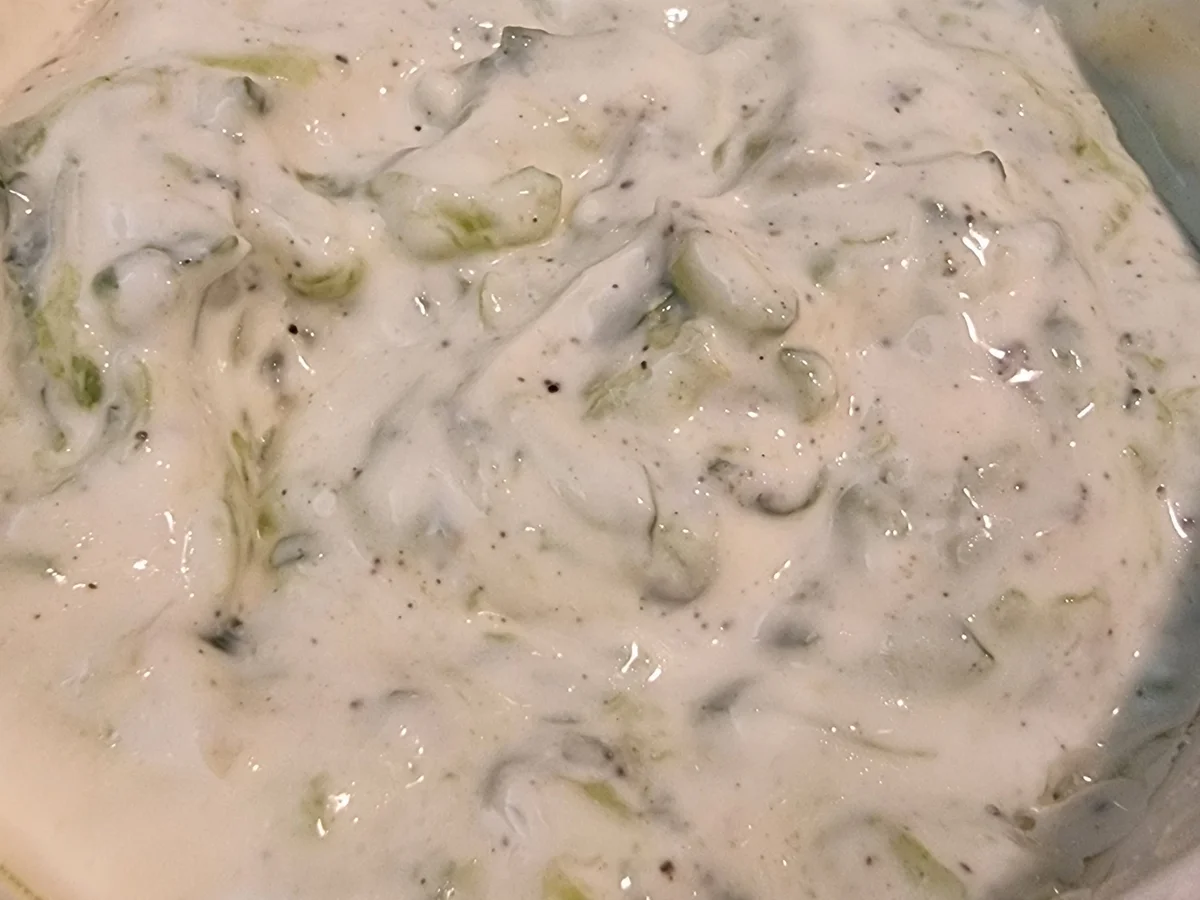 Zucchini-Feta-Taler mit Zaziki - Rezept - Bild Nr. 10