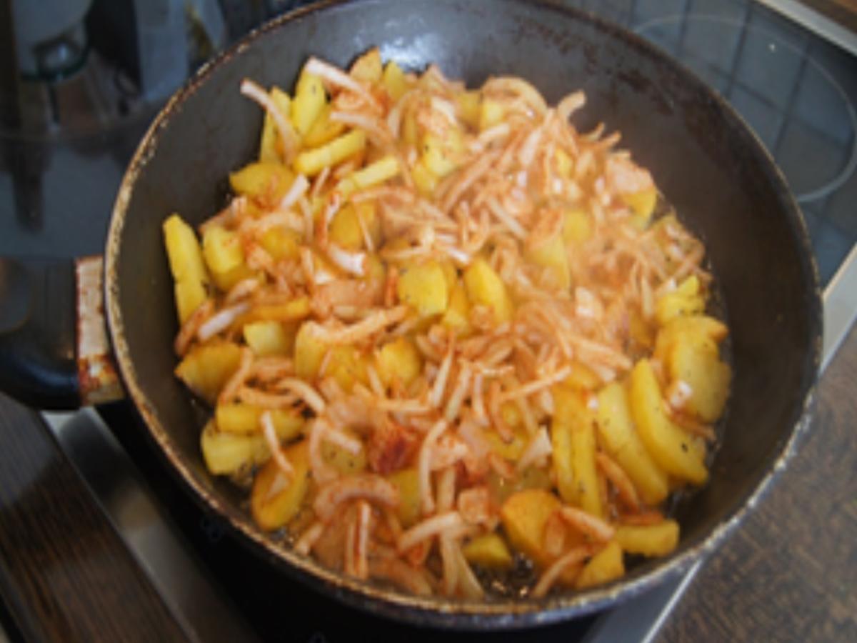 Schweinskopfsülze mit herzhaften Bratkartoffeln - Rezept - Bild Nr. 10