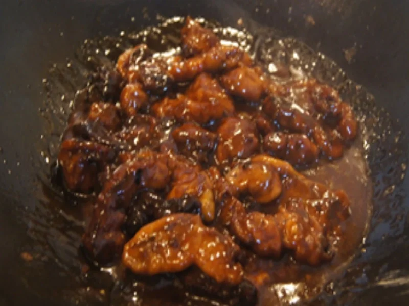 Rezept: Frittiertes Hähnchenfleisch süß-sauer mit Jasmin-Reis Bild Nr. 12 Frittiertes Hähnchenfleisch süß-sauer mit Jasmin-Reis - Rezept - Bild Nr. 12
