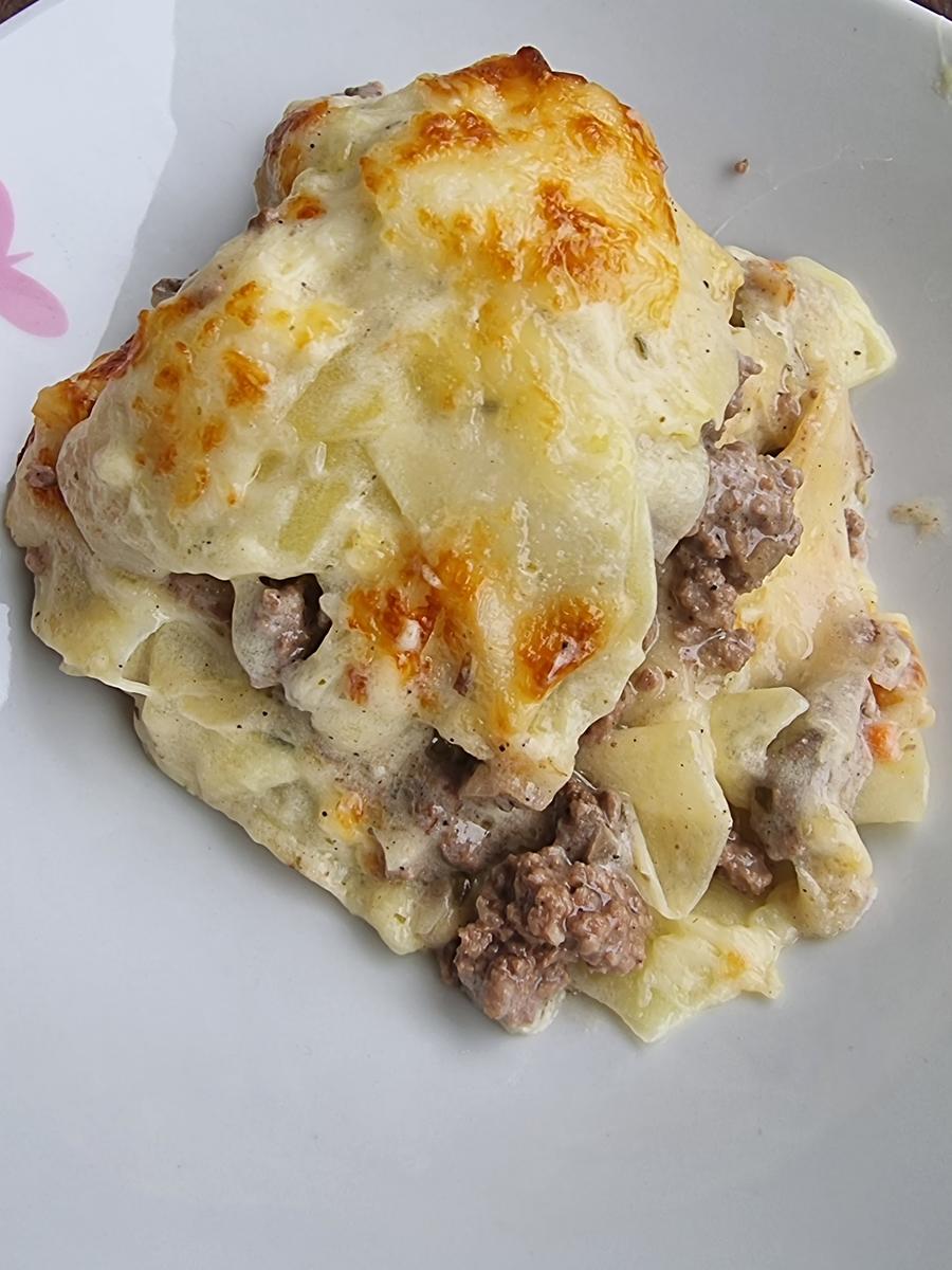 Kartoffelgartin mit Hackfleisch - Rezept - Bild Nr. 2