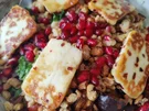 Ofengemüse mit knusprigen Bohnen und Chili-Honig Halloumi - Rezept - Bild Nr. 2