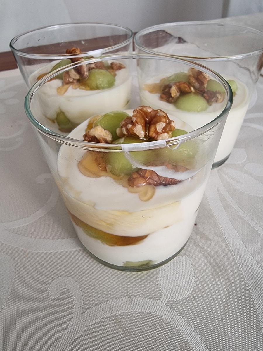 Joghurt mit Melone und Honig - Rezept - Bild Nr. 2