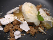 Zitronen-Buttermilcheis mit Lemon Curd und weißer Schokolade - Rezept - Bild Nr. 3