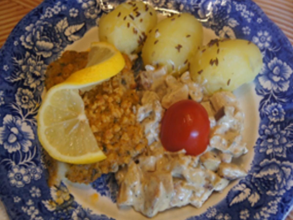 Schlemmerfilet à la Bordelaise mit Rahm-Steinpilzen und Kümmel-Pellkartoffeln - Rezept - Bild Nr. 13
