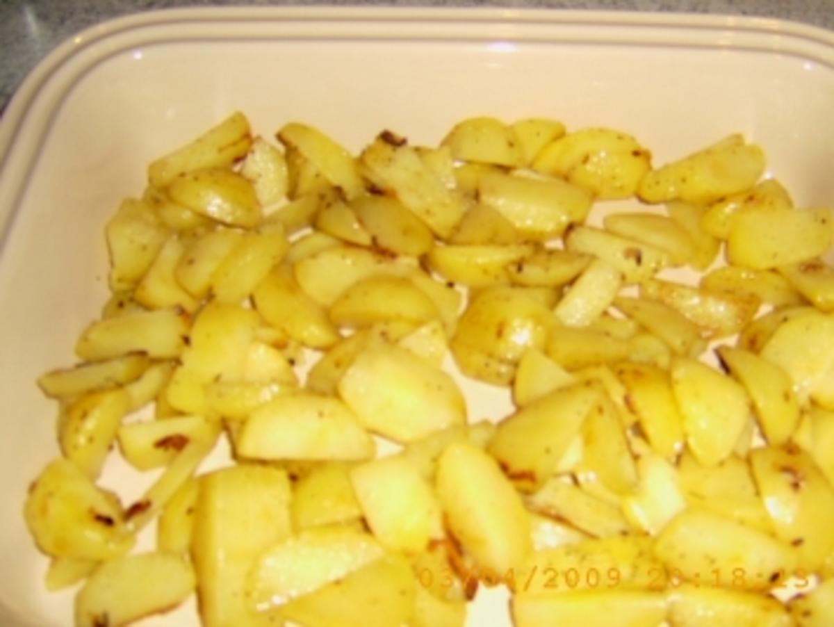 Kartoffelauflauf mit Hack, Bohnen und Tomaten - Rezept - Bild Nr. 3