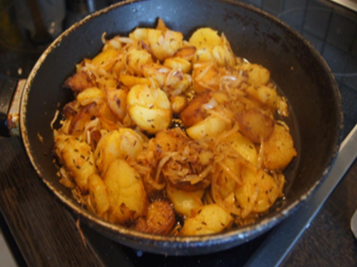 Herzhafte Bratkartoffeln mit Matjesfiletsalat - Rezept - Bild Nr. 11